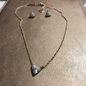 Matching Kendra Scott Set Iridescent White